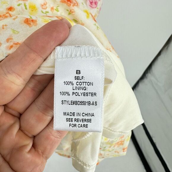 ARULA Floral Midi Dress - Pink and Orange - Picture 5 of 14